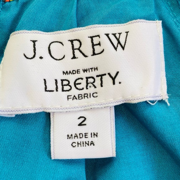 J Crew x Liberty Fabrics Side Cutout Dress / Giorgia Duke Print - Picture 12 of 14